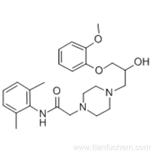 1-Piperazineacetamide, N-(2,6-dimethylphenyl)-4-[2-hydroxy-3-(2-methoxyphenoxy)propyl]- CAS 95635-55-5